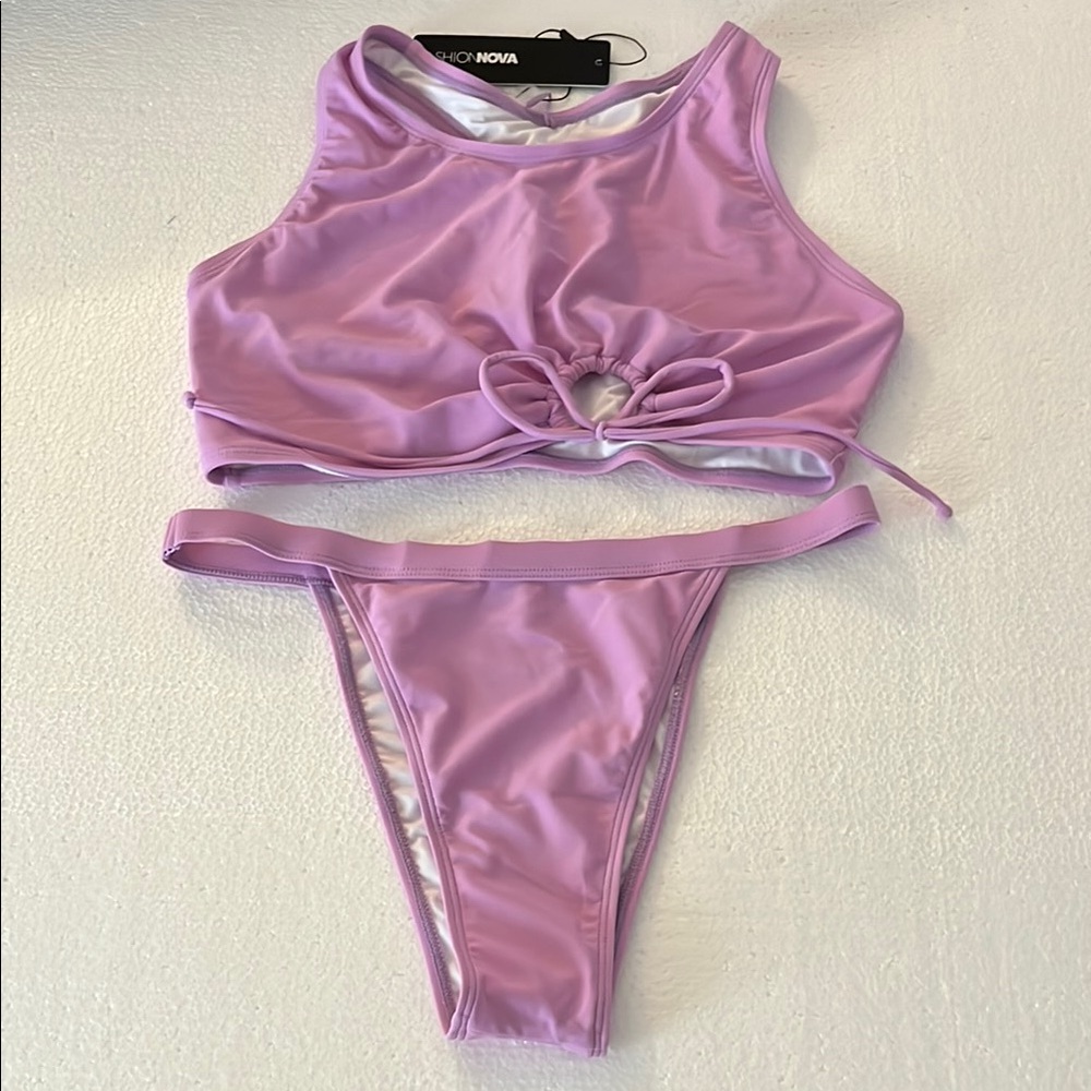 Fashion Nova Lilac Bikini Set